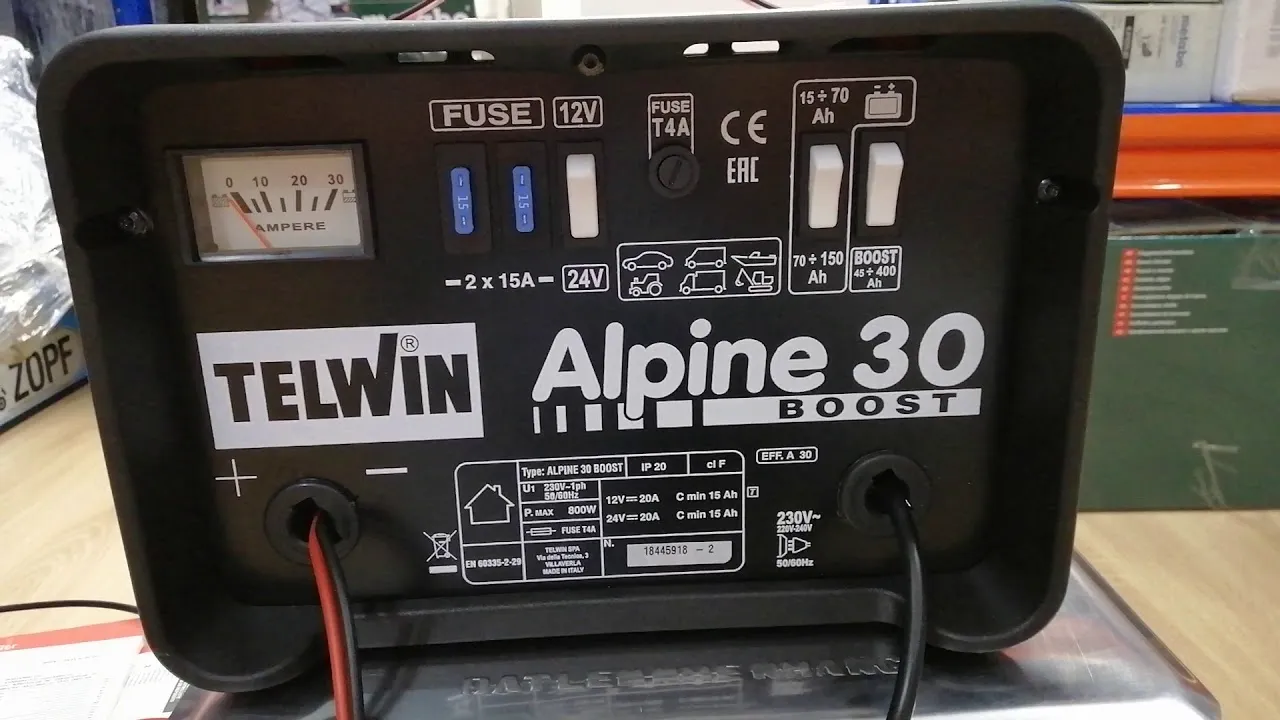 Bộ sạc bình ắc quy Telwin ALPINE 30 BOOST Bộ sạc bình ắc quy Telwin ALPINE 30 BOOST